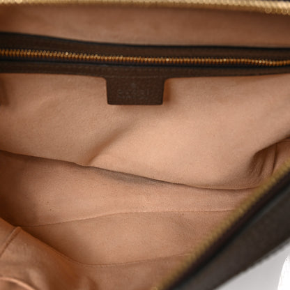 Gucci GG Supreme Monogram Web Small Ophidia Top Handle Shoulder Bag Brown 5 of 9