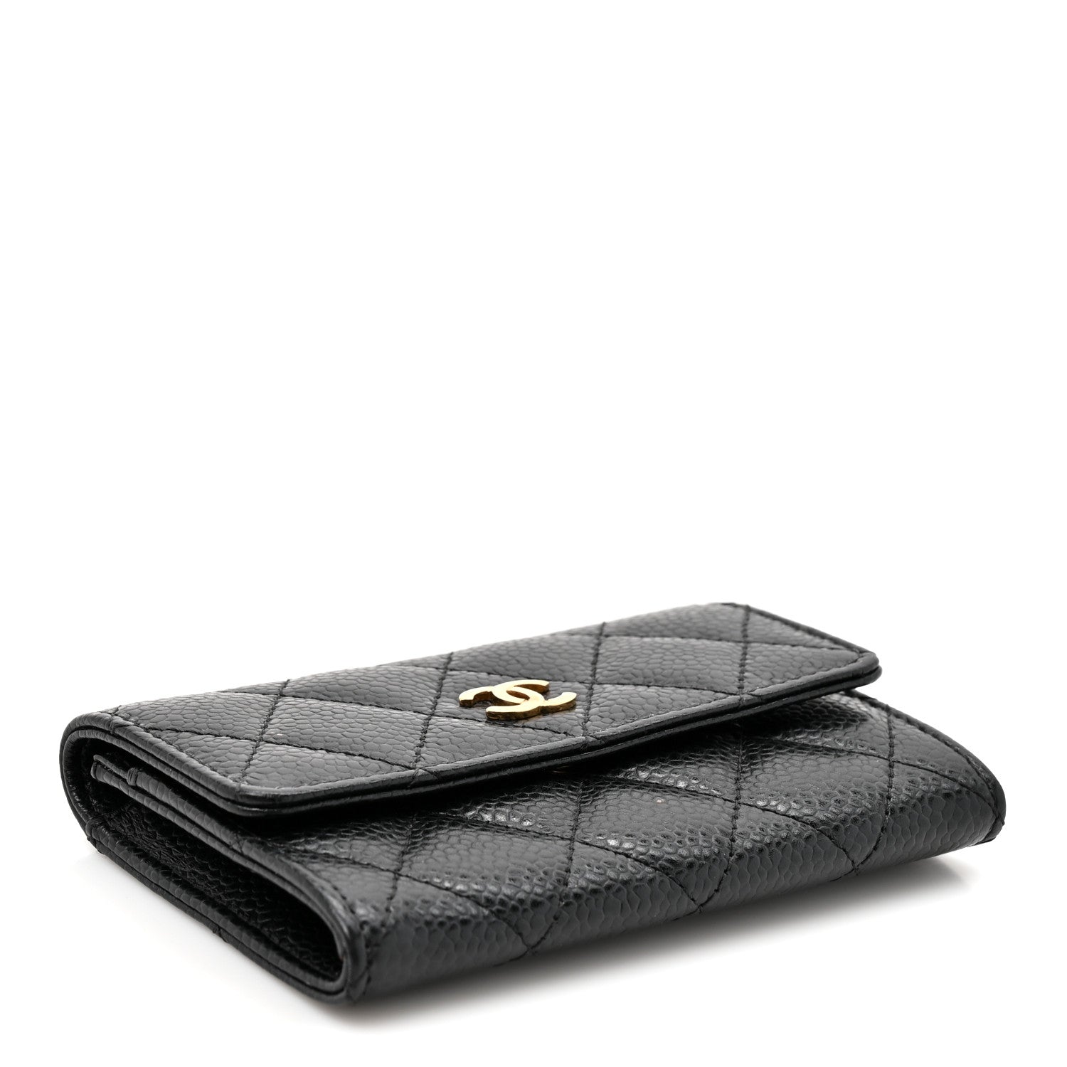 Chanel Caviar Quilted Flap Card Holder Black 4 of 7