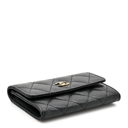 Chanel Caviar Quilted Flap Card Holder Black 4 of 7