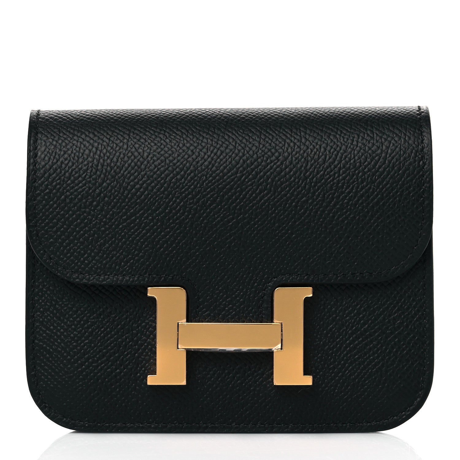 Hermes Epsom Constance Slim Wallet Black 2 of 10