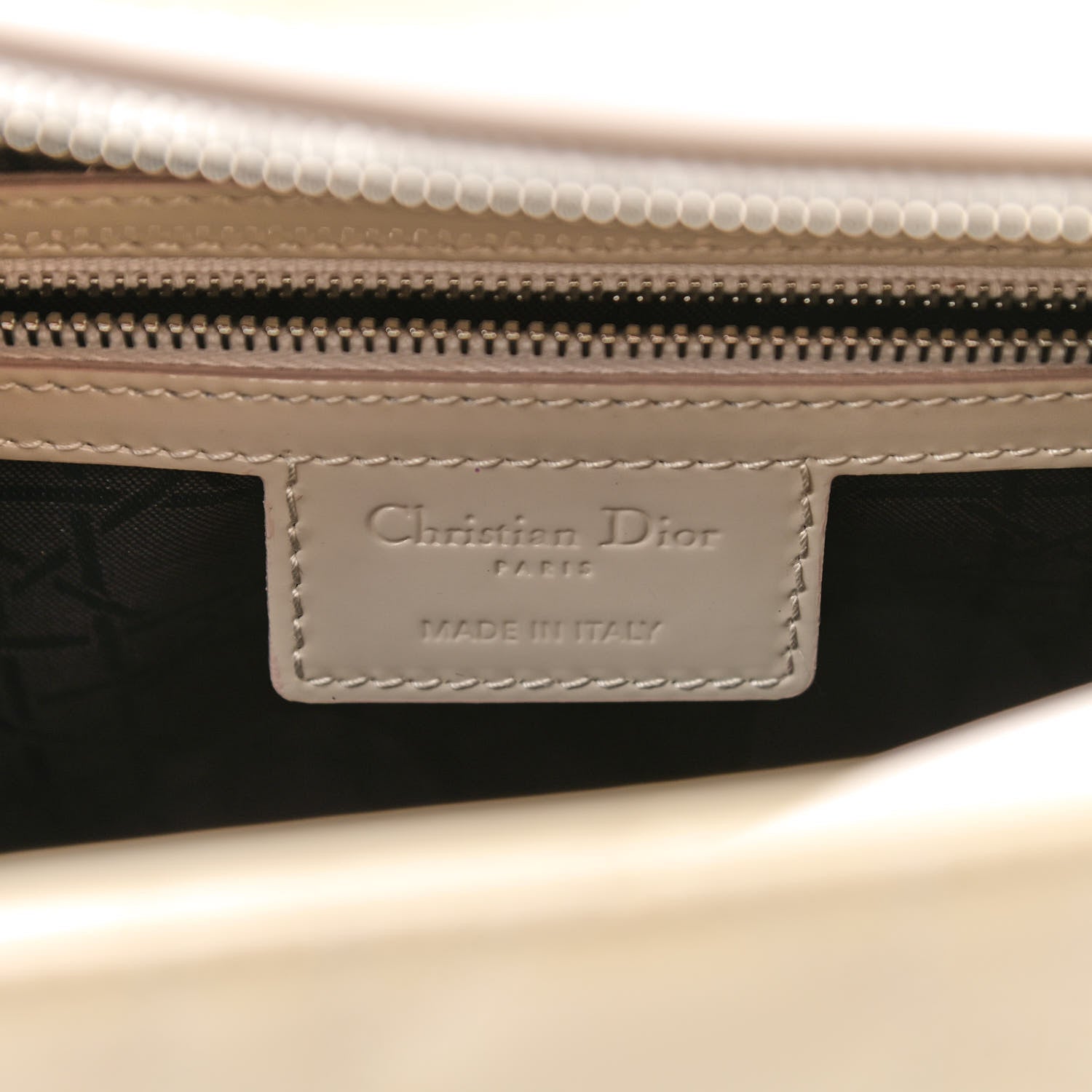 Christian Dior Patent Cannage Large Lady Dior Beige 7 of 8