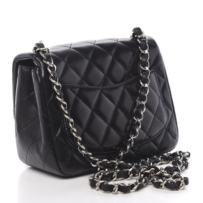Chanel Lambskin Quilted Mini Square Flap Black 3 of 11