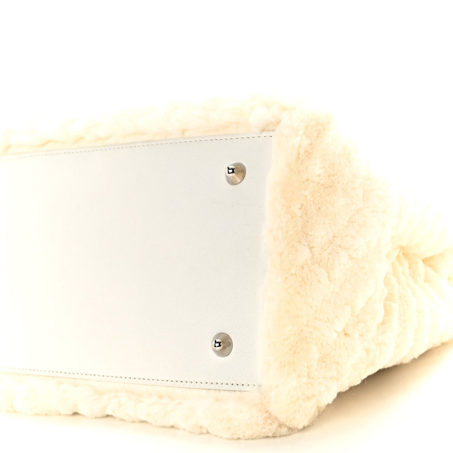 Rabbit Fur Medium Lady Dior Ivory
