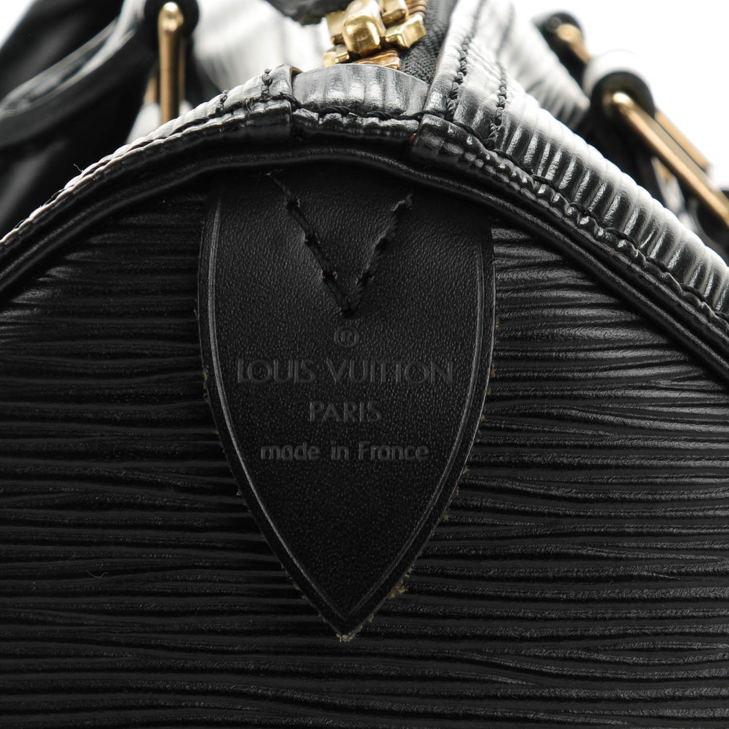 Louis Vuitton Epi Speedy 25 Black 6 of 7