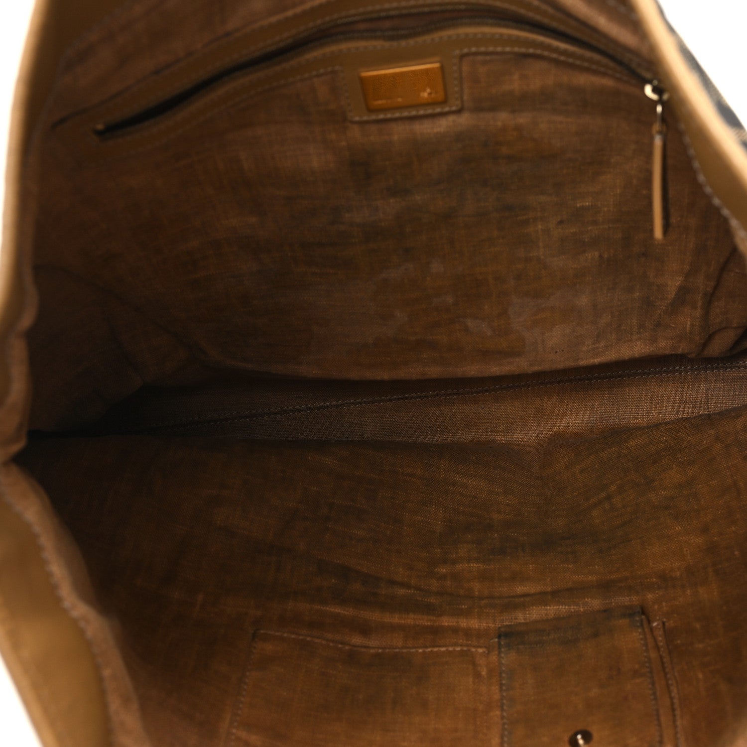 Fendi Zucca Tote Tobacco Beige 5 of 11