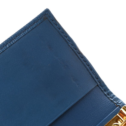 Prada Vitello Move 6 Key Holder Blue 7 of 7