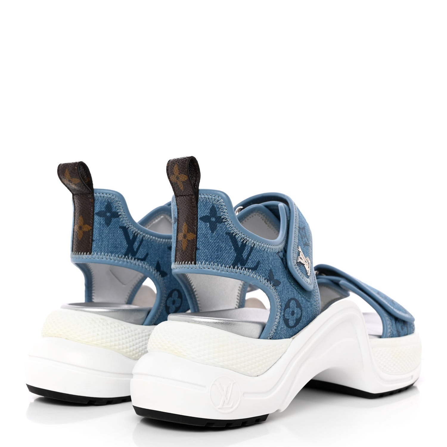 Louis Vuitton Monogram Denim LV Archlight Sandal 40 Denim Blue 4 of 16