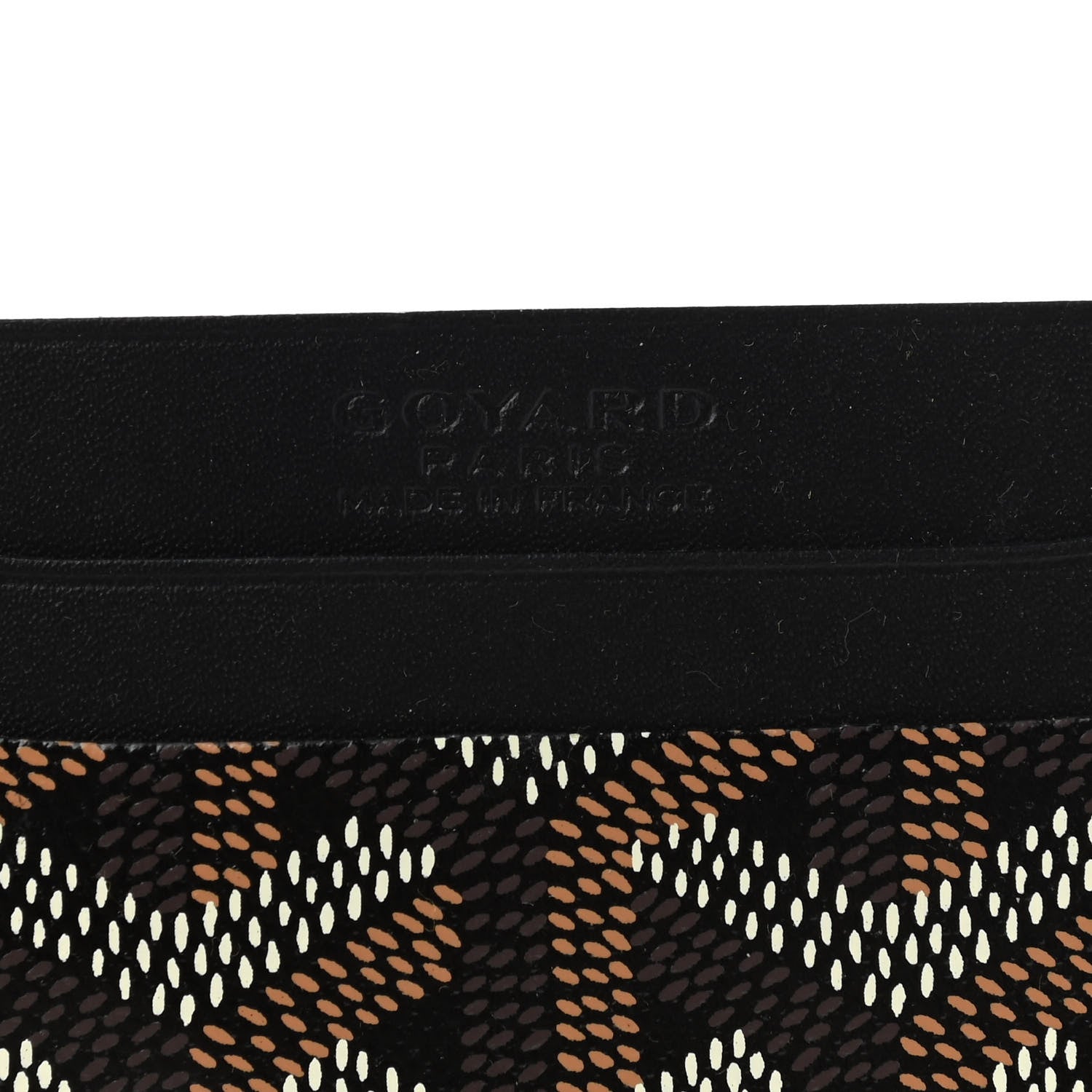 Goyard Goyardine Saint Sulpice Card Holder Black 6 of 7