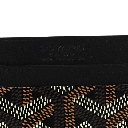 Goyard Goyardine Saint Sulpice Card Holder Black 6 of 7