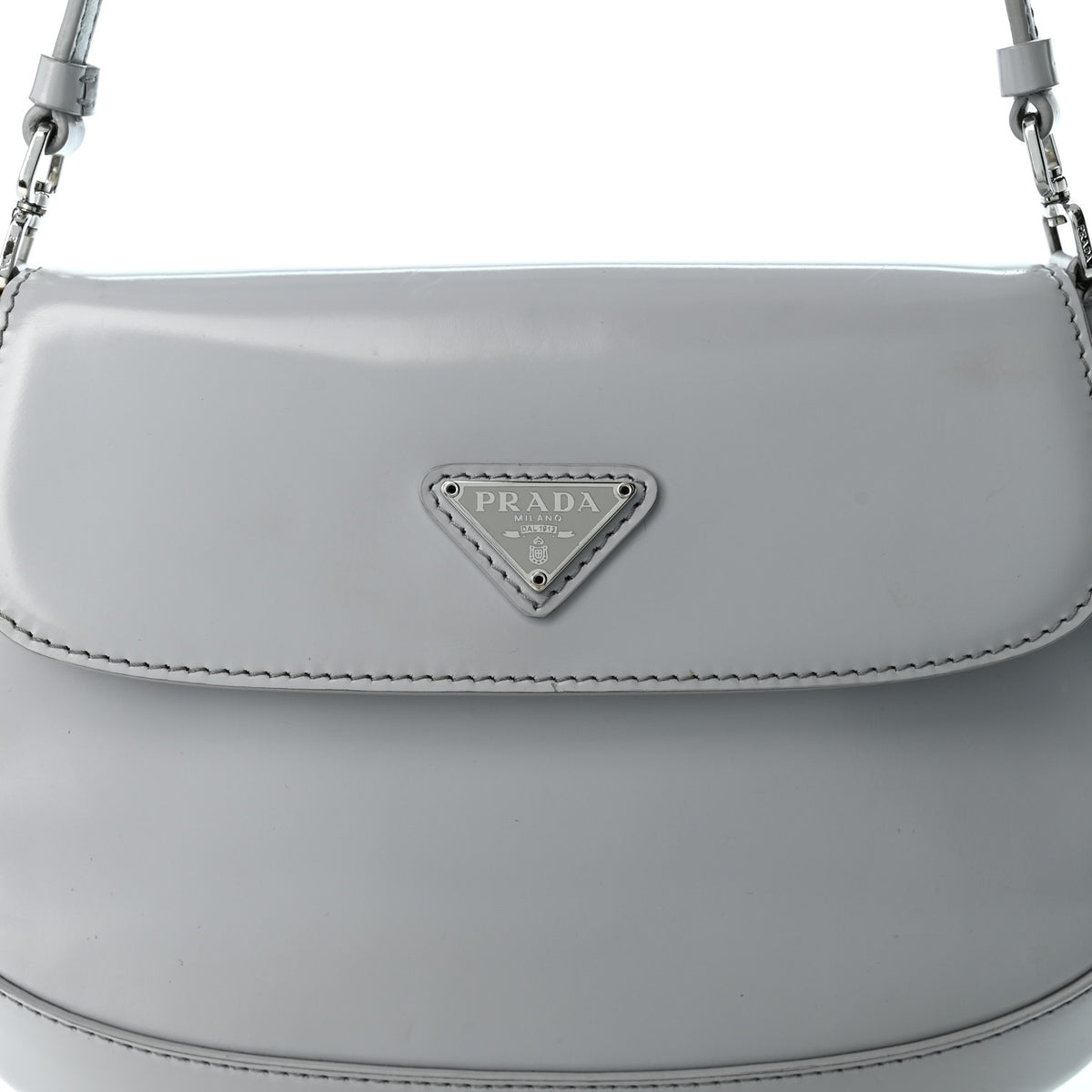 Spazzolato Cleo Flap Shoulder Bag Fiordaliso