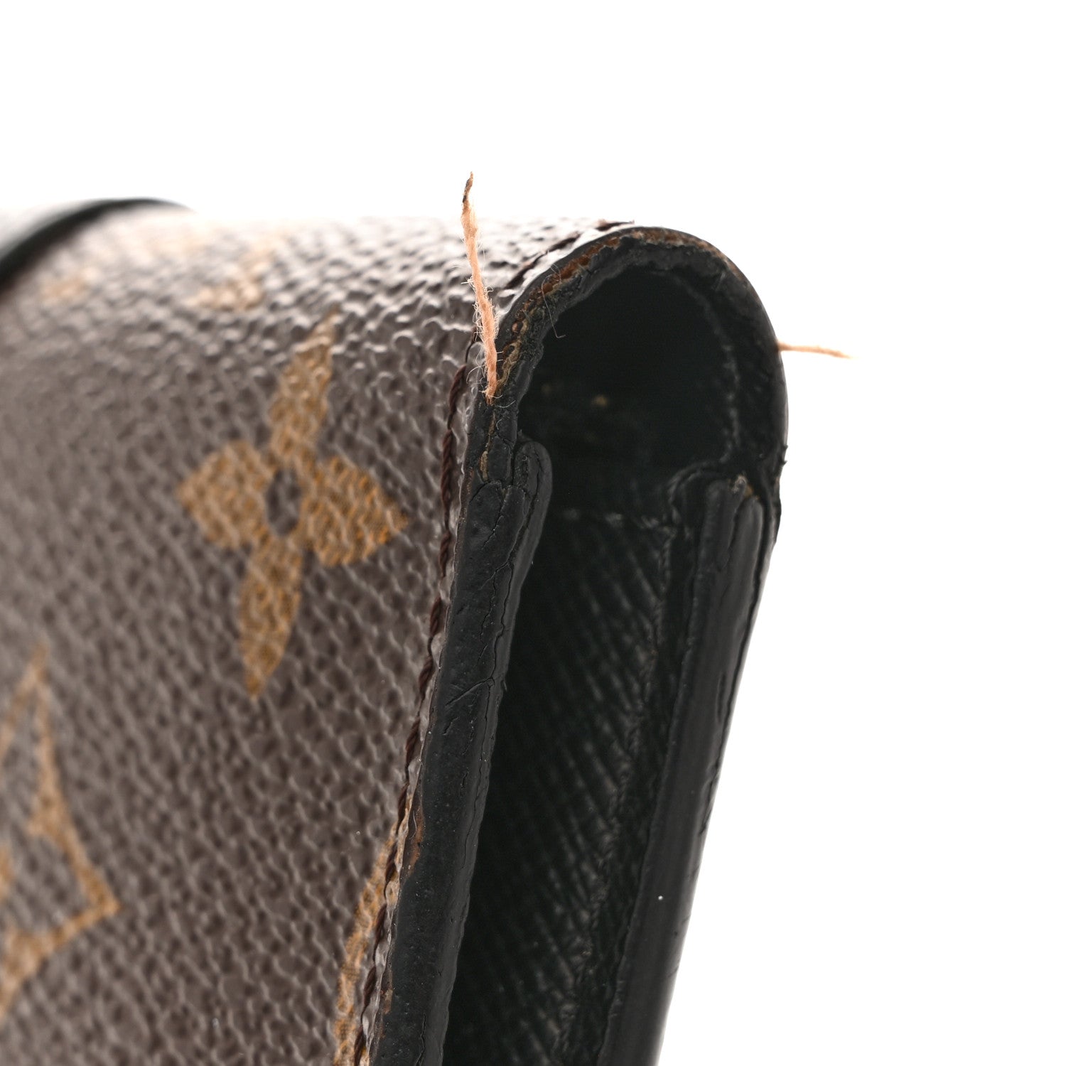 Louis Vuitton Monogram Calfskin Kimono Wallet Black 1862186