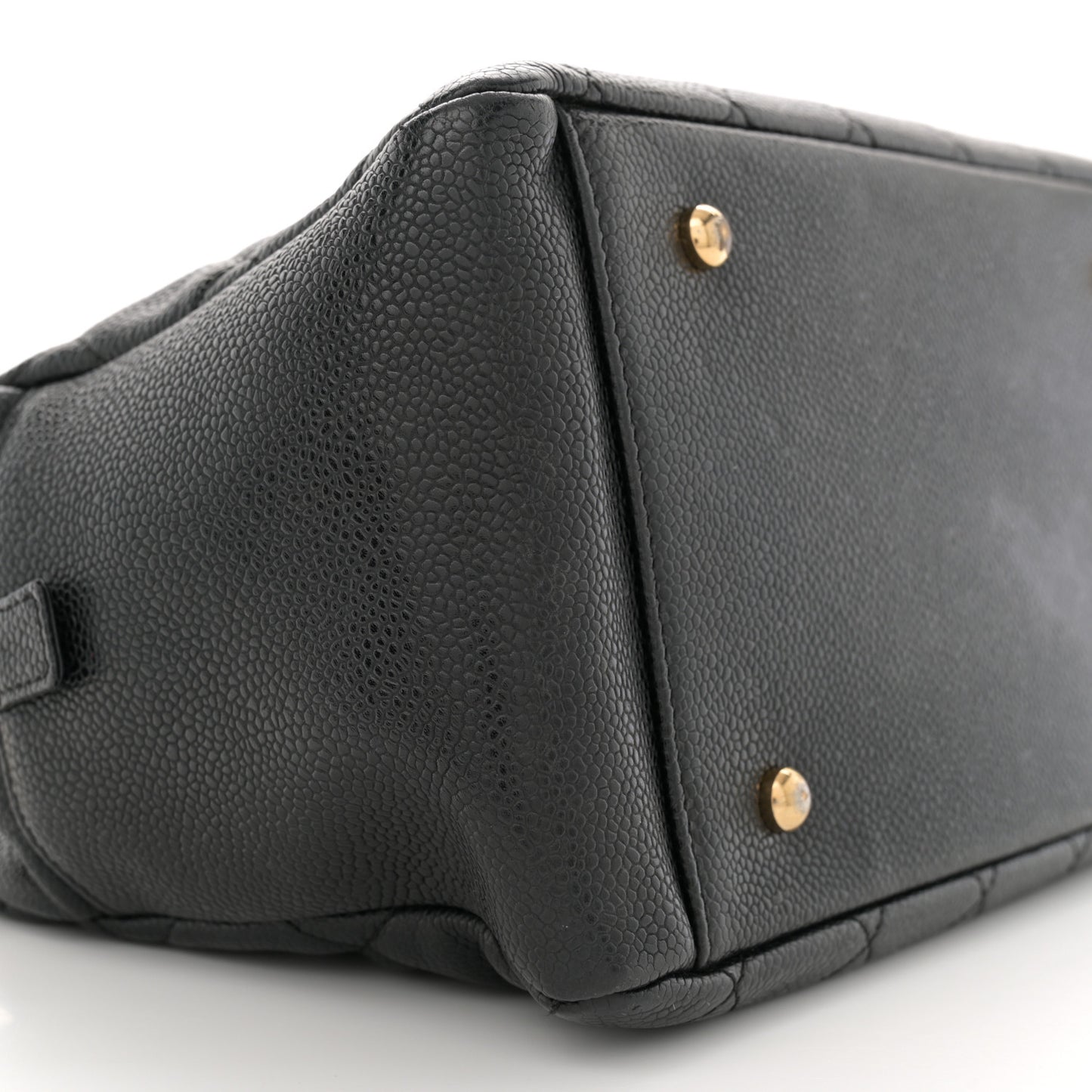Caviar Quilted Petit Timeless Tote PTT Black