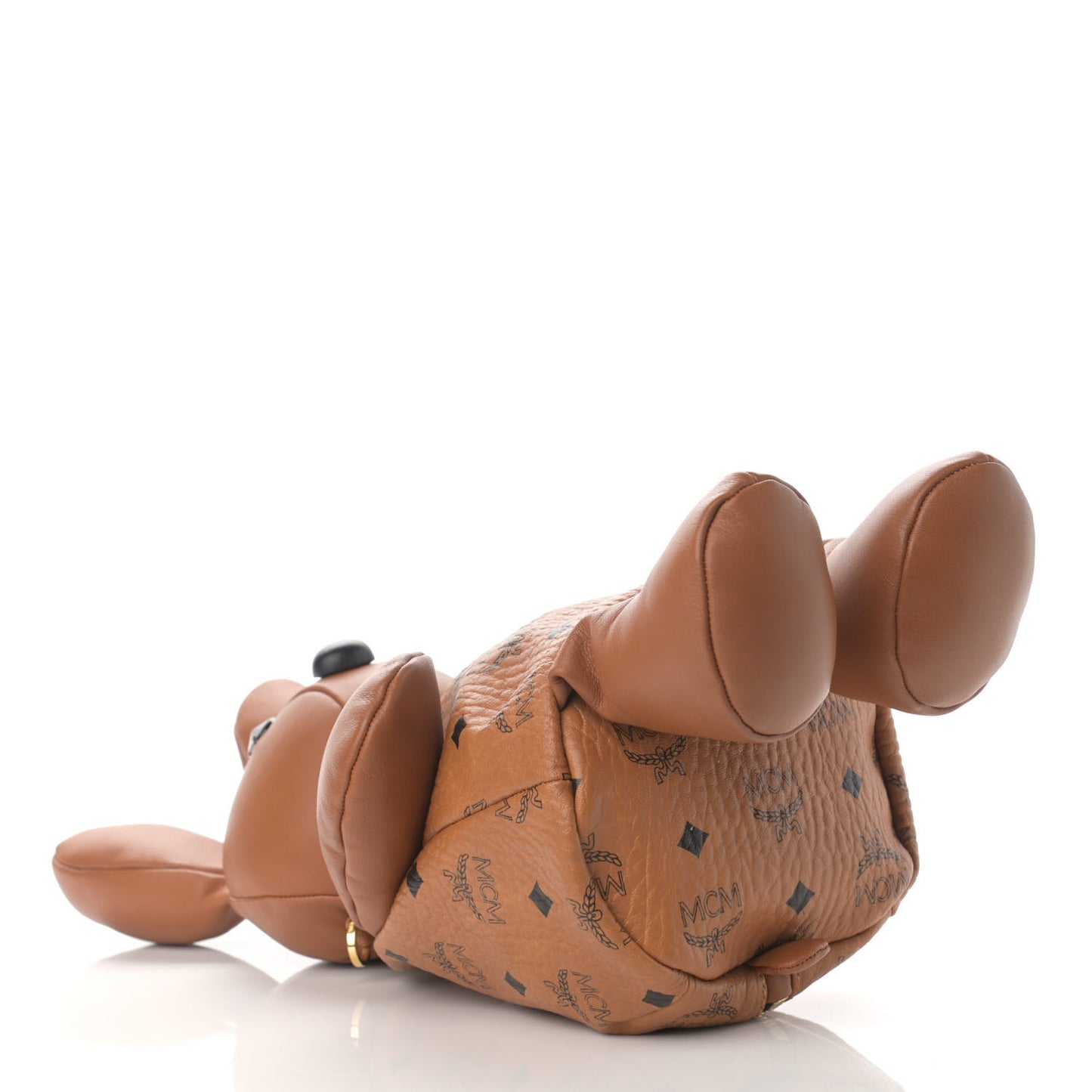 Calfskin Visetos Rabbit Zoo Doll Crossbody Cognac