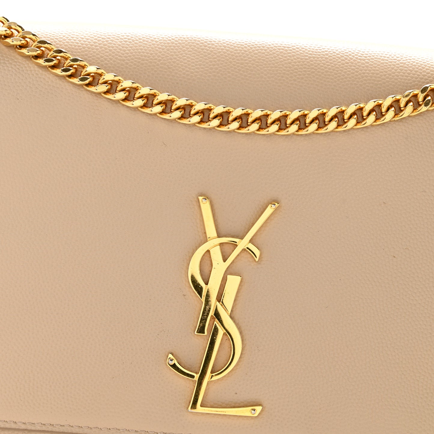 Grain De Poudre Medium Monogram Kate Satchel Nude Powder