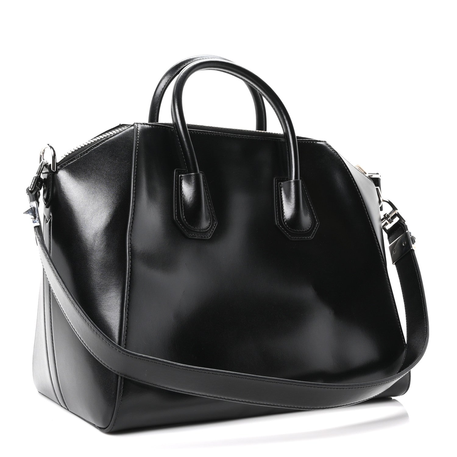 Givenchy Shiny Lord Calfskin Medium Antigona Black 3 of 10