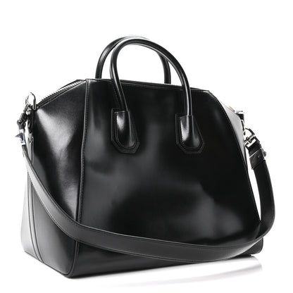 Givenchy Shiny Lord Calfskin Medium Antigona Black 3 of 10