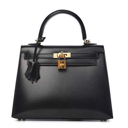 Hermes Box Kelly Sellier 25 Black 1 of 38
