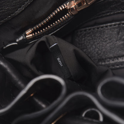 Alexander Wang Pebbled Lambskin Diego Bucket Black Rose Gold Hardware 9 of 12