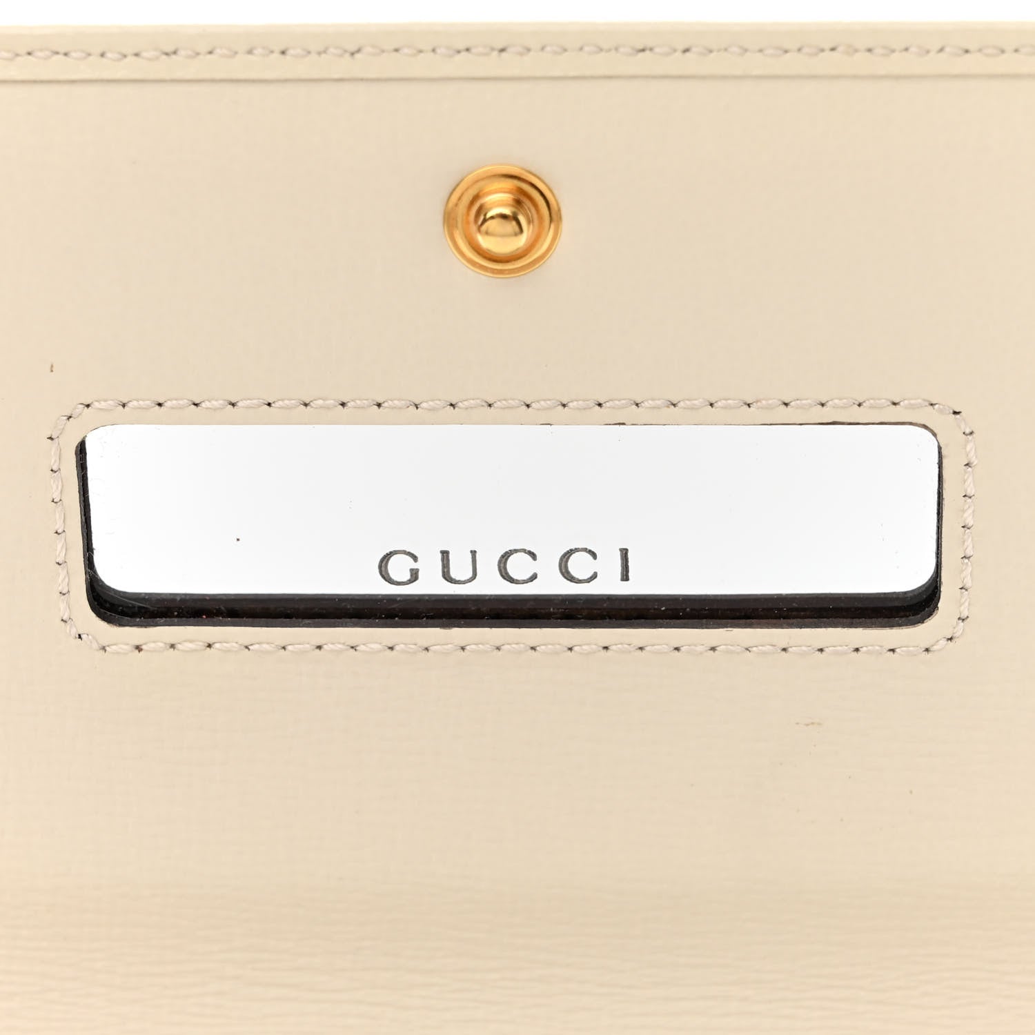 Gucci GG Supreme Monogram Azalea Calfskin Horsebit 1955 Wallet On Chain Beige Ebony Mystic White 6 of 11