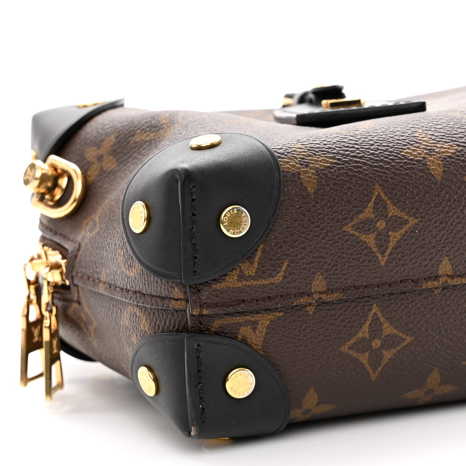 Louis Vuitton Monogram Petite Malle Souple Black 8 of 10