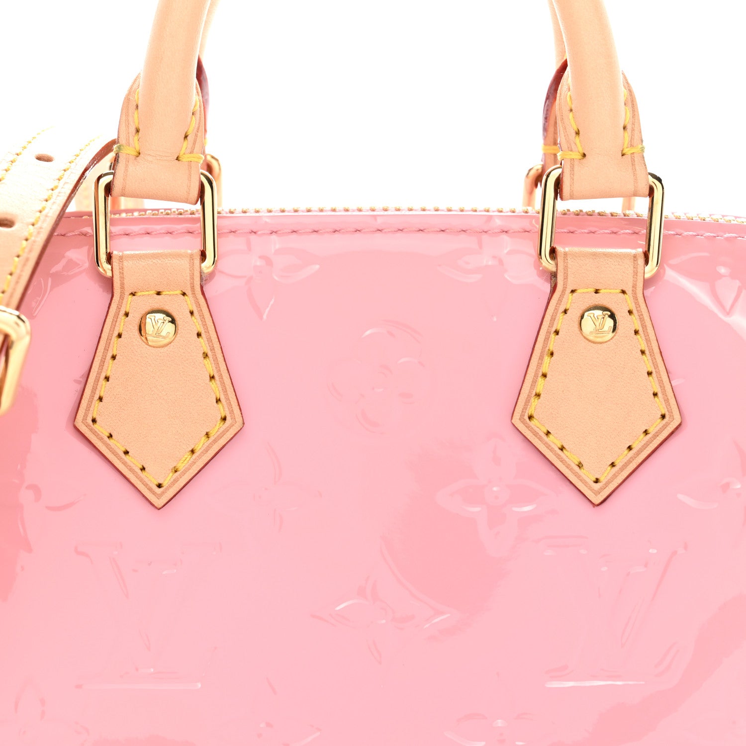 Louis Vuitton Vernis Monogram Nano Speedy Mochi Pink 12 of 19
