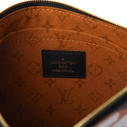 Louis Vuitton Monogram Giant Crafty Neverfull MM GM Pochette Creme Caramel 5 of 6