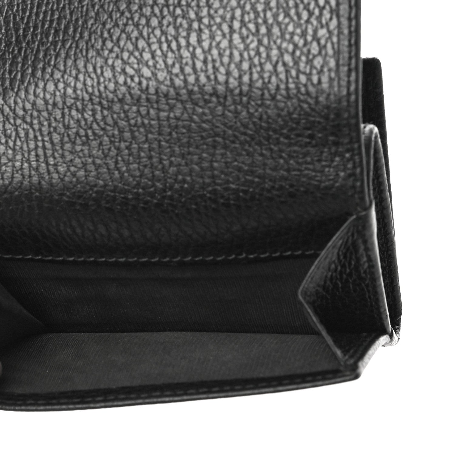 Gucci Dollar Calfskin GG Marmont Wallet Black 6 of 10