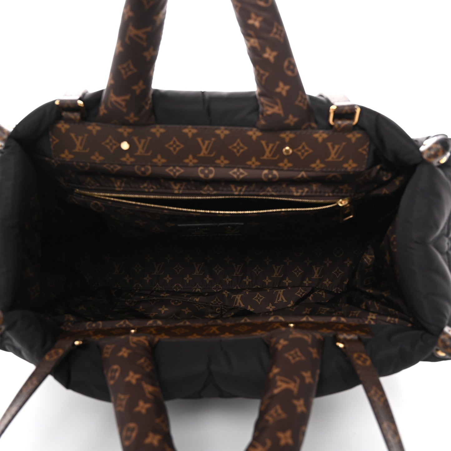 Econyl Monogram Pillow Giant Onthego GM Black