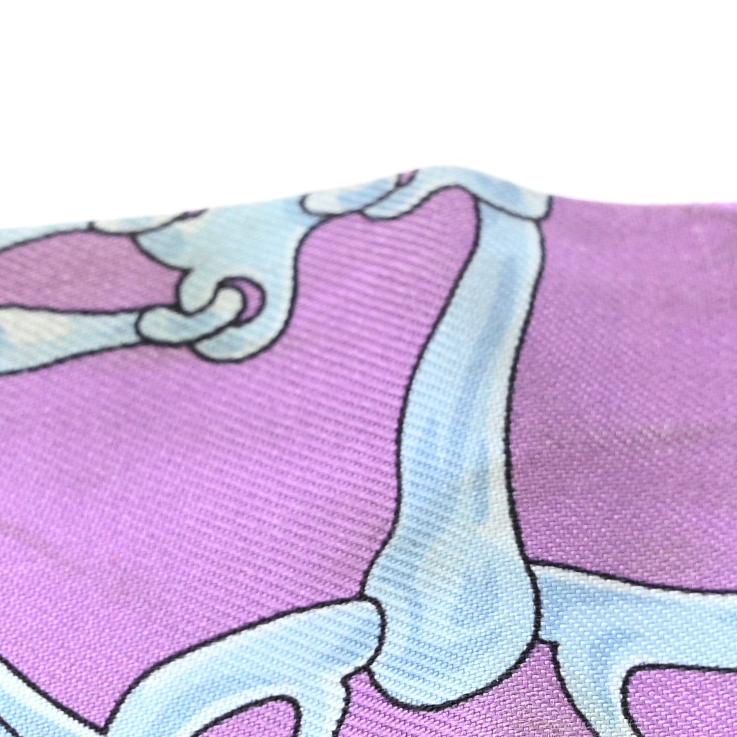 Hermes Silk La Promenade Du Matin Twilly Prune Rose Mauve 5 of 11