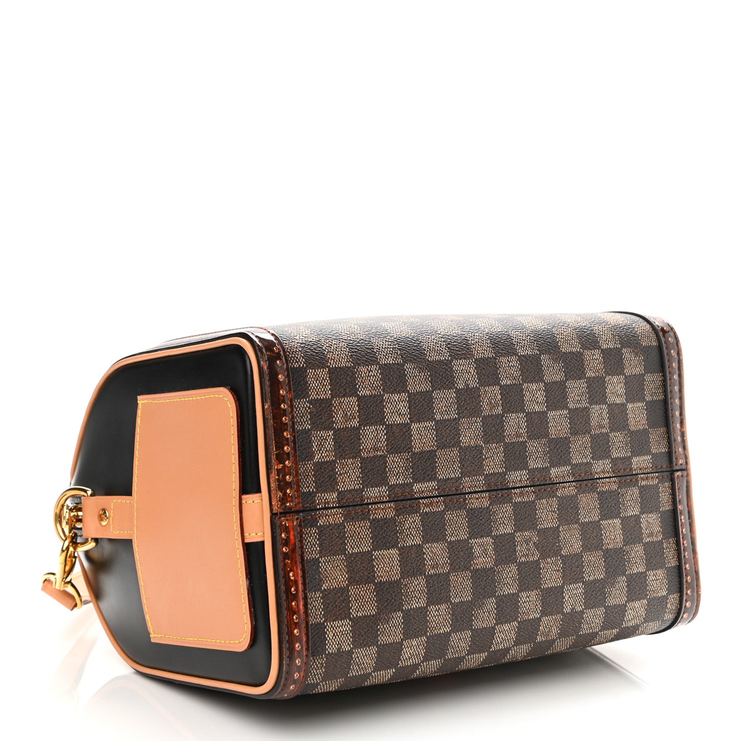Louis Vuitton Transformed Damier Ebene Time Trunk Speedy Bandouliere 25 Black 4 of 11