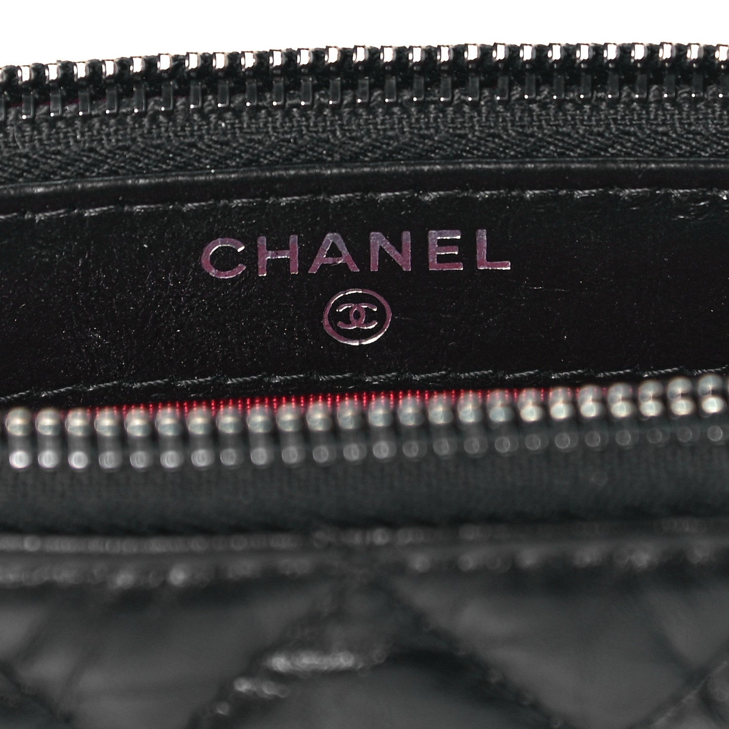 Chanel Aged Calfskin Quilted Small Gabrielle Clutch With Chain Black 6 of 7