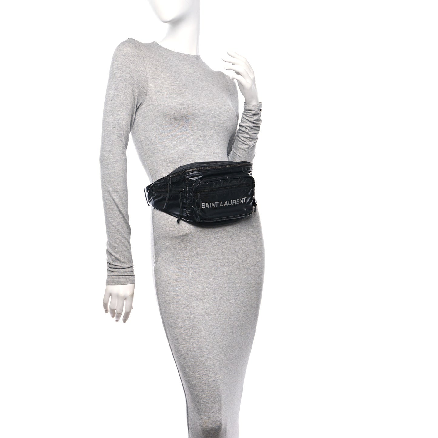 Nylon Logo Nuxx Body Belt Bag Black