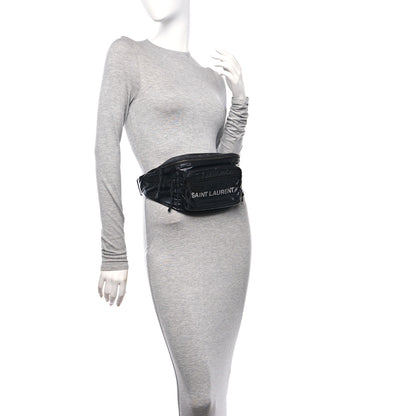 Saint Laurent Nylon Logo Nuxx Body Belt Bag Black 2 of 9