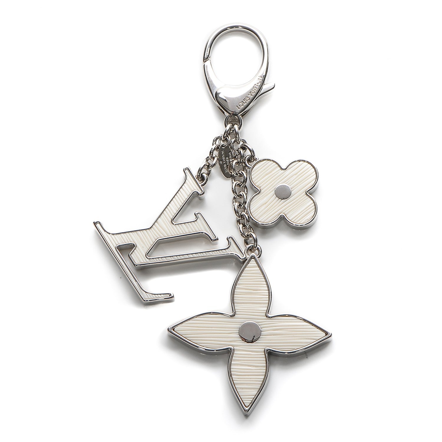Louis Vuitton Fleur d'Epi Bag Charm Ivory 1 of 3