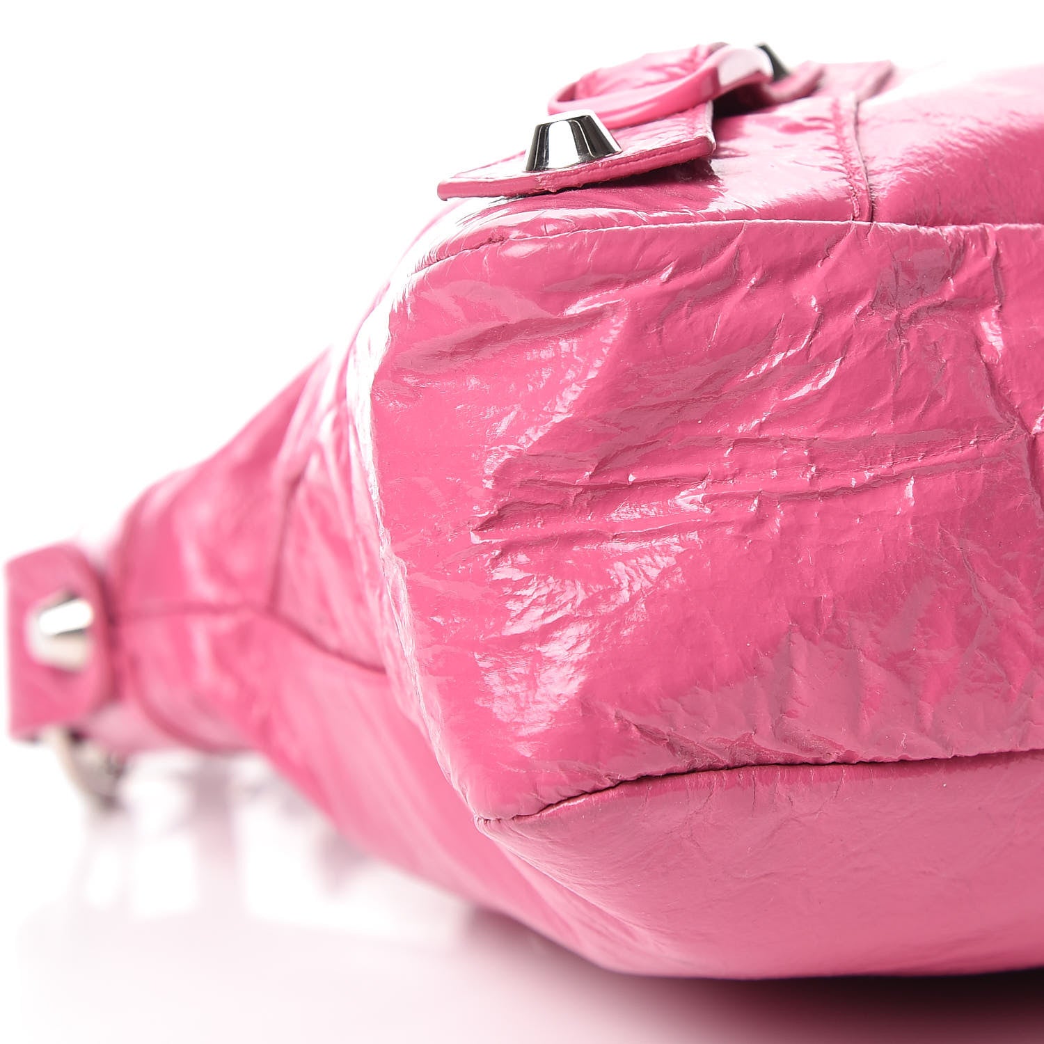 Balenciaga Agneau Classic Silver Hardware First Cyclamen Fucsia 8 of 9