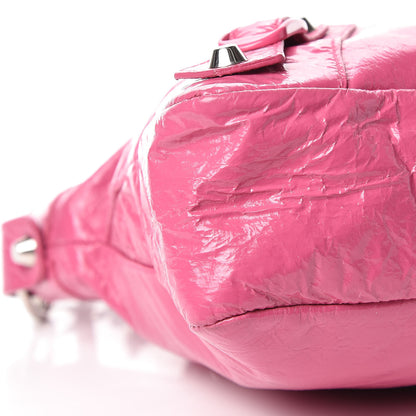 Balenciaga Agneau Classic Silver Hardware First Cyclamen Fucsia 8 of 9