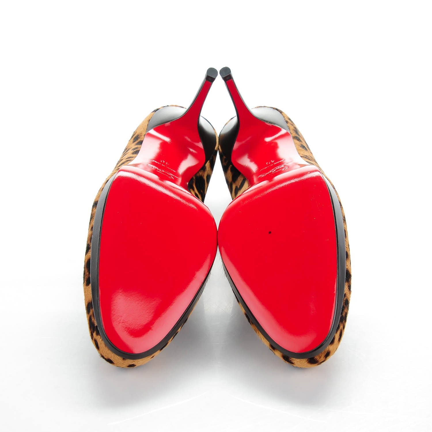 Christian Louboutin Calf Hair Kid Leopard Prorata 90 Pumps 40 5 of 7