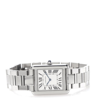 Cartier Stainless Steel 24mm Tank Solo Quartz Watch 3 of 7