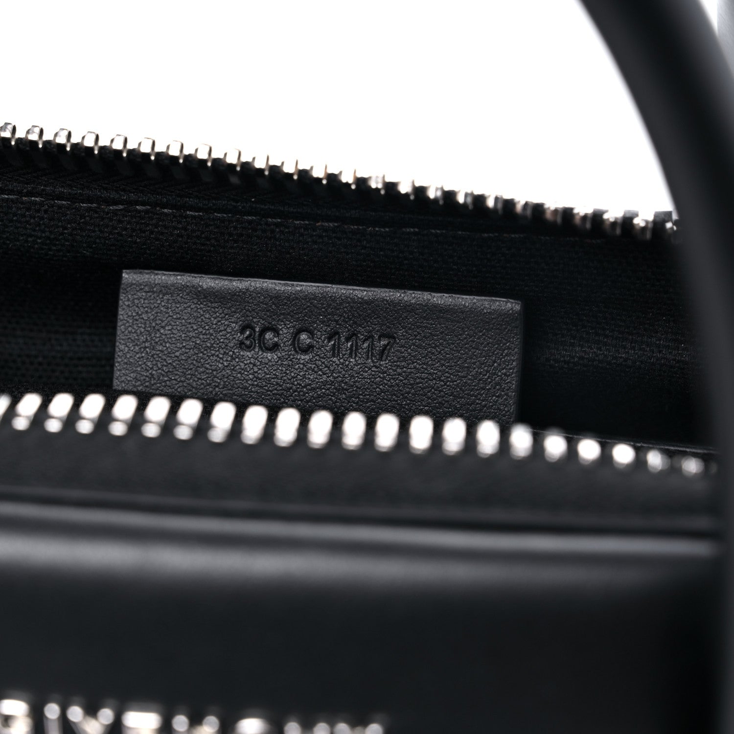 Givenchy Calfskin Geometric Embossed Small Antigona Black 7 of 9