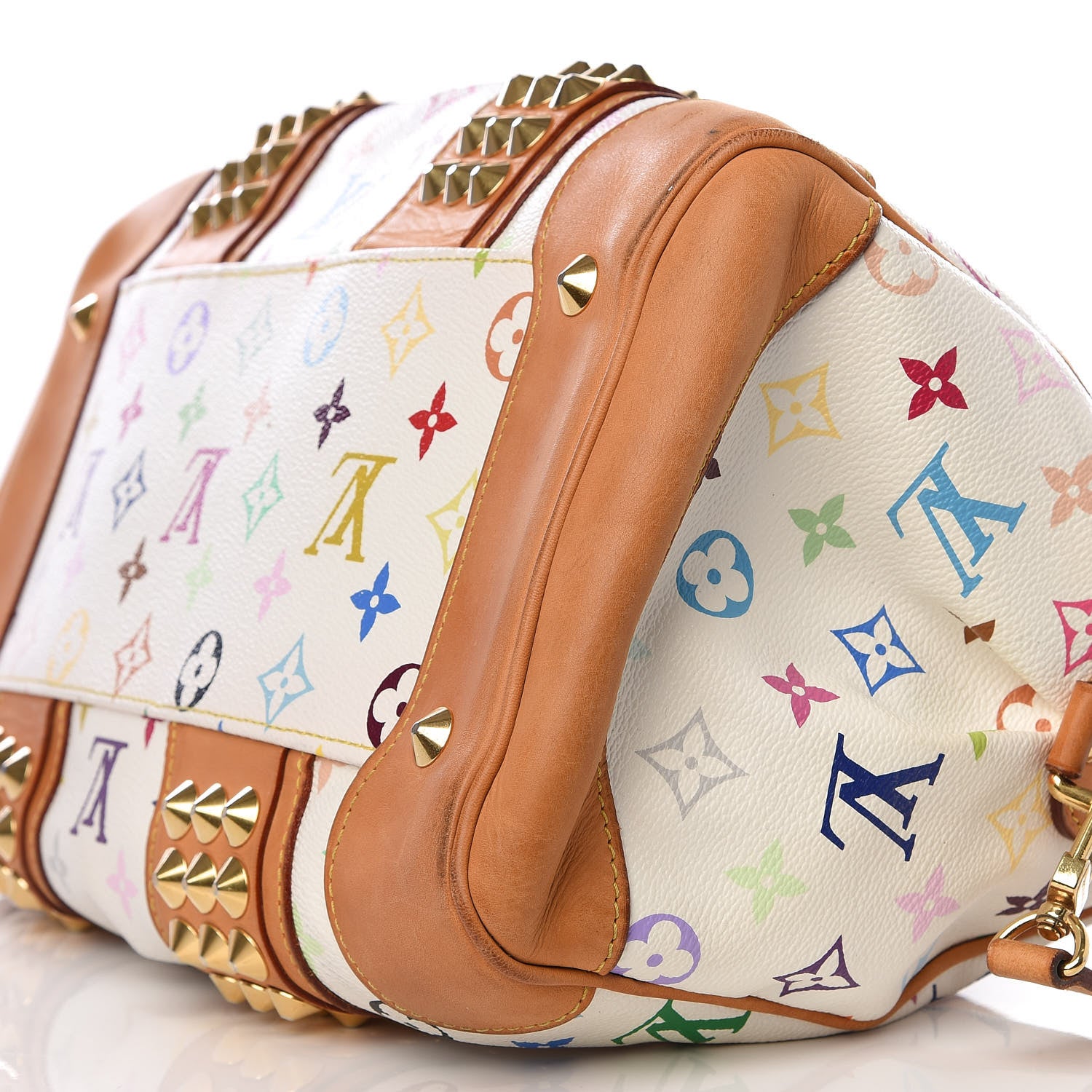 Louis Vuitton Monogram Multicolor Courtney MM White 7 of 8