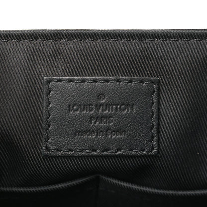 Louis Vuitton Calfskin Aerogram Messenger Black 6 of 9