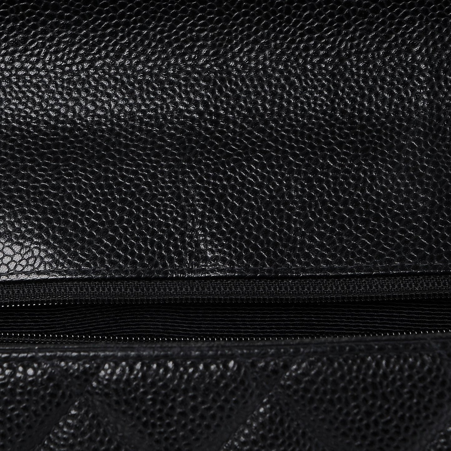 Caviar Quilted Jumbo Single Flap Black