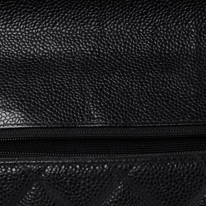 Chanel Caviar Quilted Jumbo Single Flap Black 11 of 11