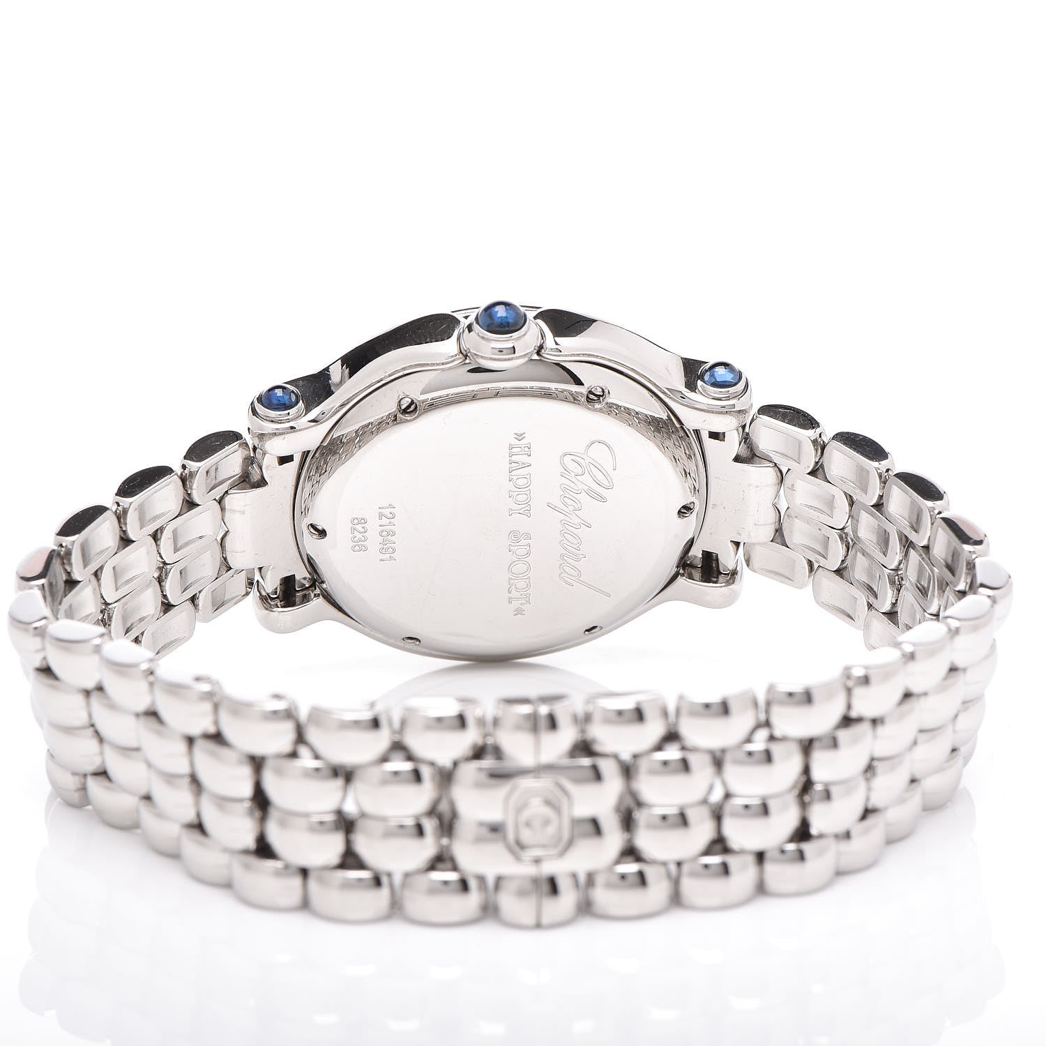 Chopard Stainless Steel 7 Diamond 32mm Happy Sport Quartz Watch 5 of 7