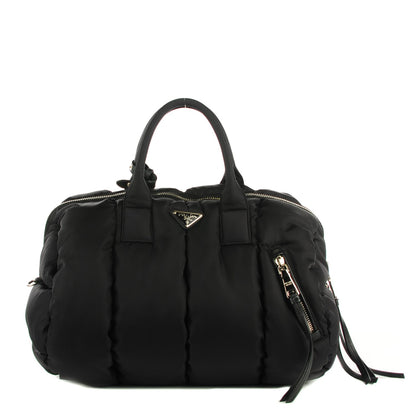 Prada Tessuto Nylon Duffel Bag Black 1 of 8