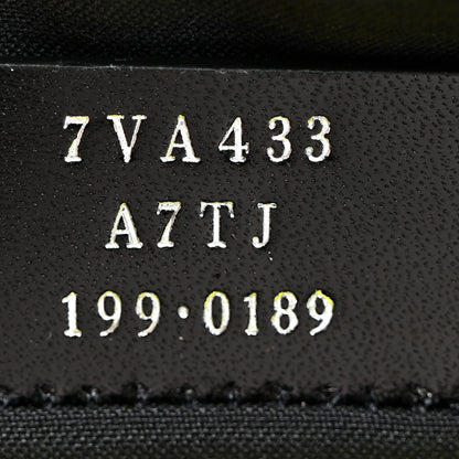 Fendi Cuoio Romano Fluo Metal Bug Eyes Pouch Giallo Fluo Black 7 of 7