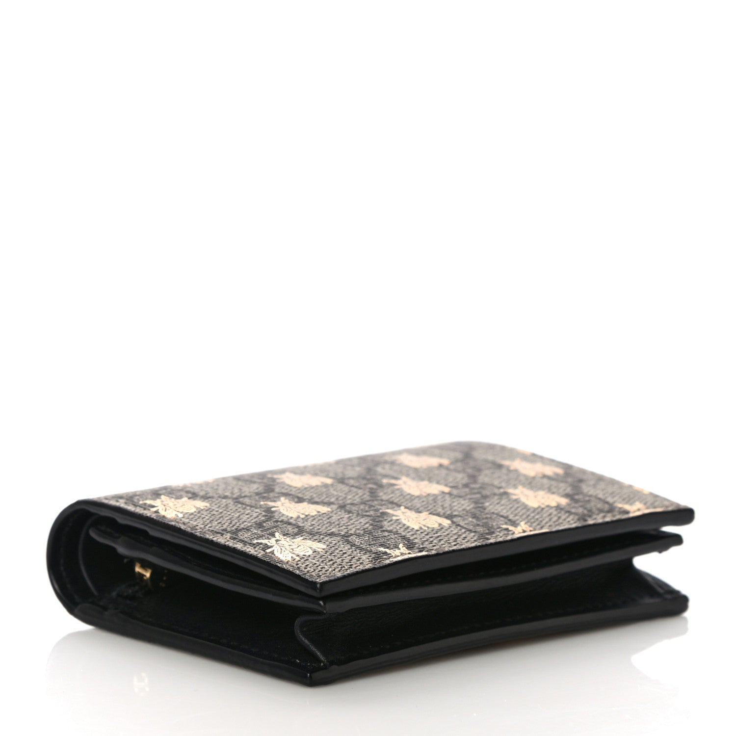 Gucci GG Supreme Monogram Bee Print Card Case 4 of 12