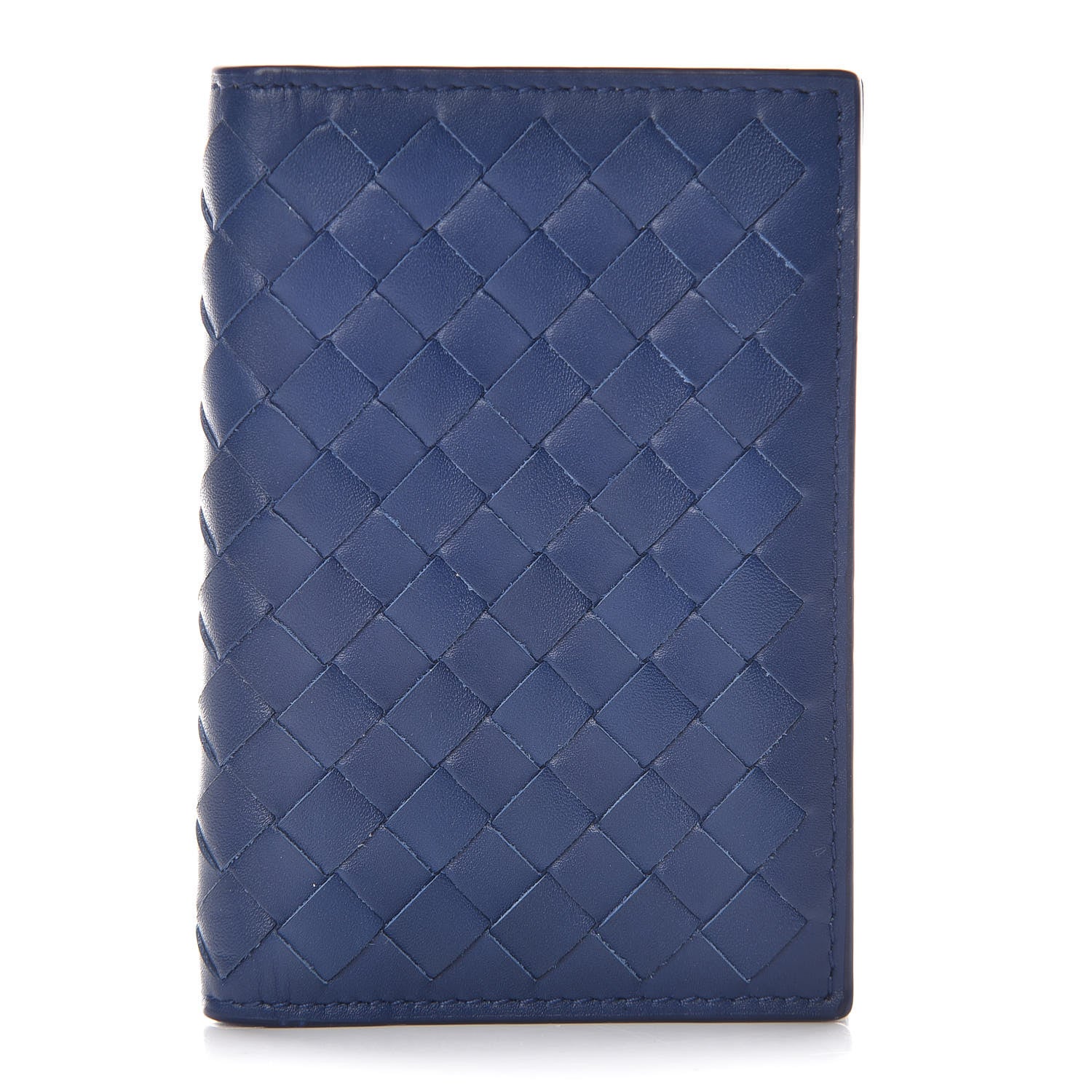 Bottega Veneta Nappa Intrecciato Card Holder Cobalt 1 of 11