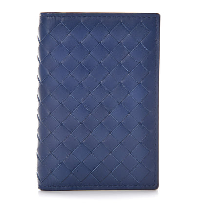 Bottega Veneta Nappa Intrecciato Card Holder Cobalt 1 of 11