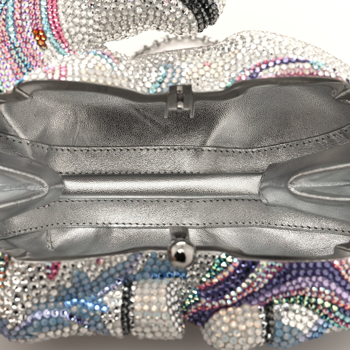 Swarovski Crystal Unicorn Minaudiere Clutch